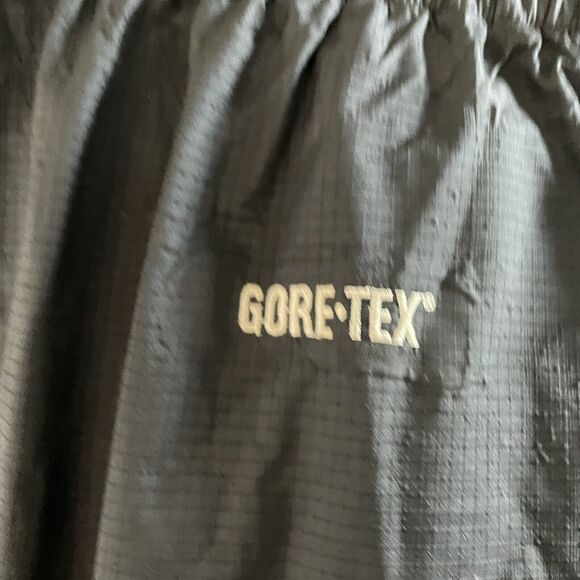 Vintage The North Face Rain Pants Men’s Large Black Waterproof Nylon Ripstop - Picture 6 of 16